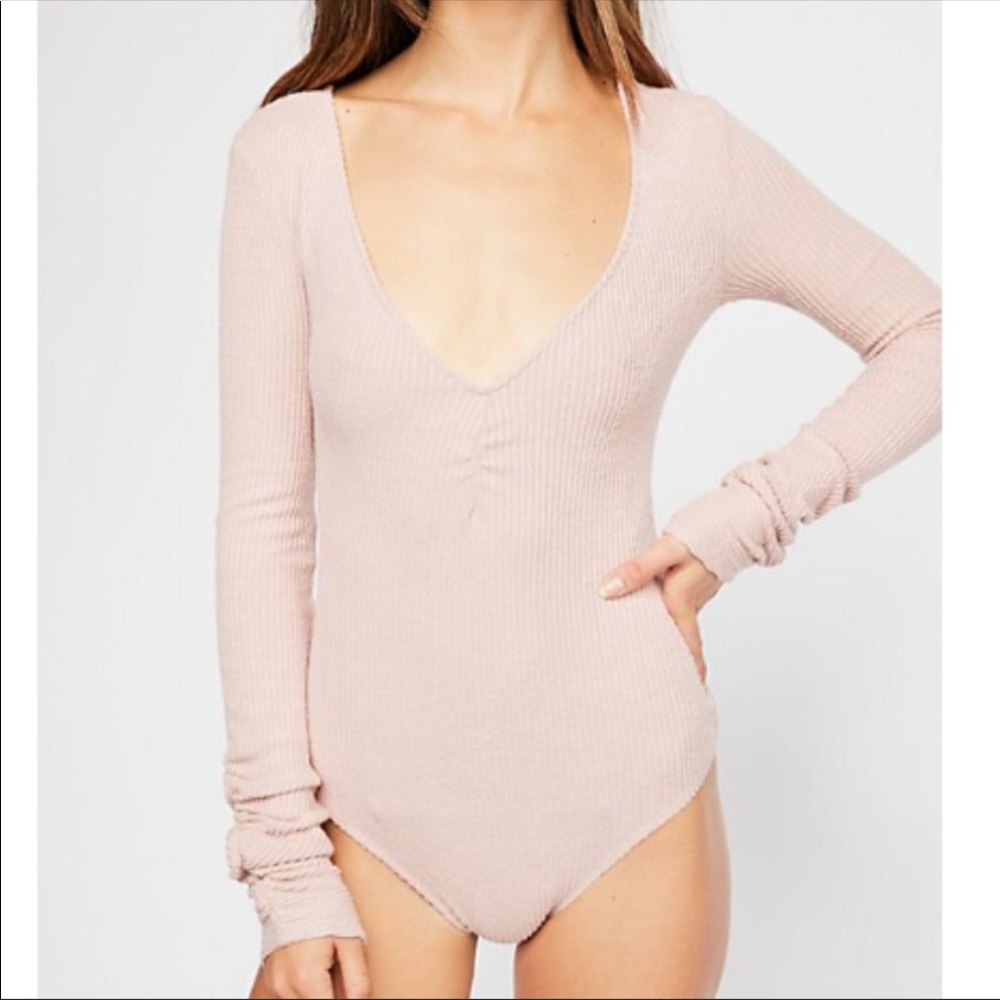 NWT Free People Cozy Up With Me Bodysuit